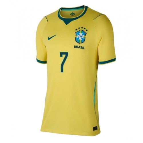 Brasilien Vinicius Junior #7 Hemmatröja Dam VM 2026 Kortärmad